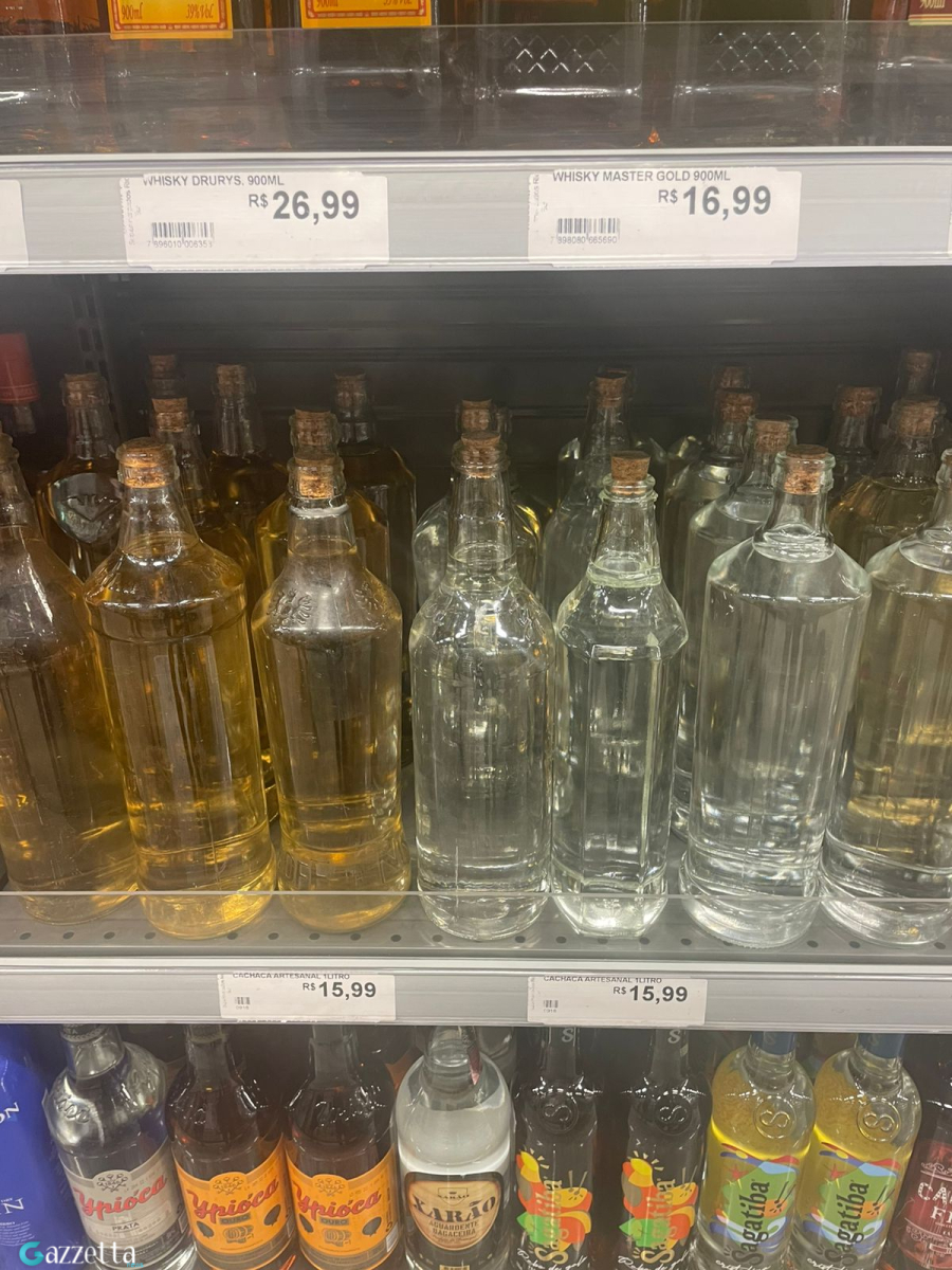 Supermercado Rio Sul em Miguel Pereira é flagrado vendendo bebidas alcoólicas fora dos padrões legais