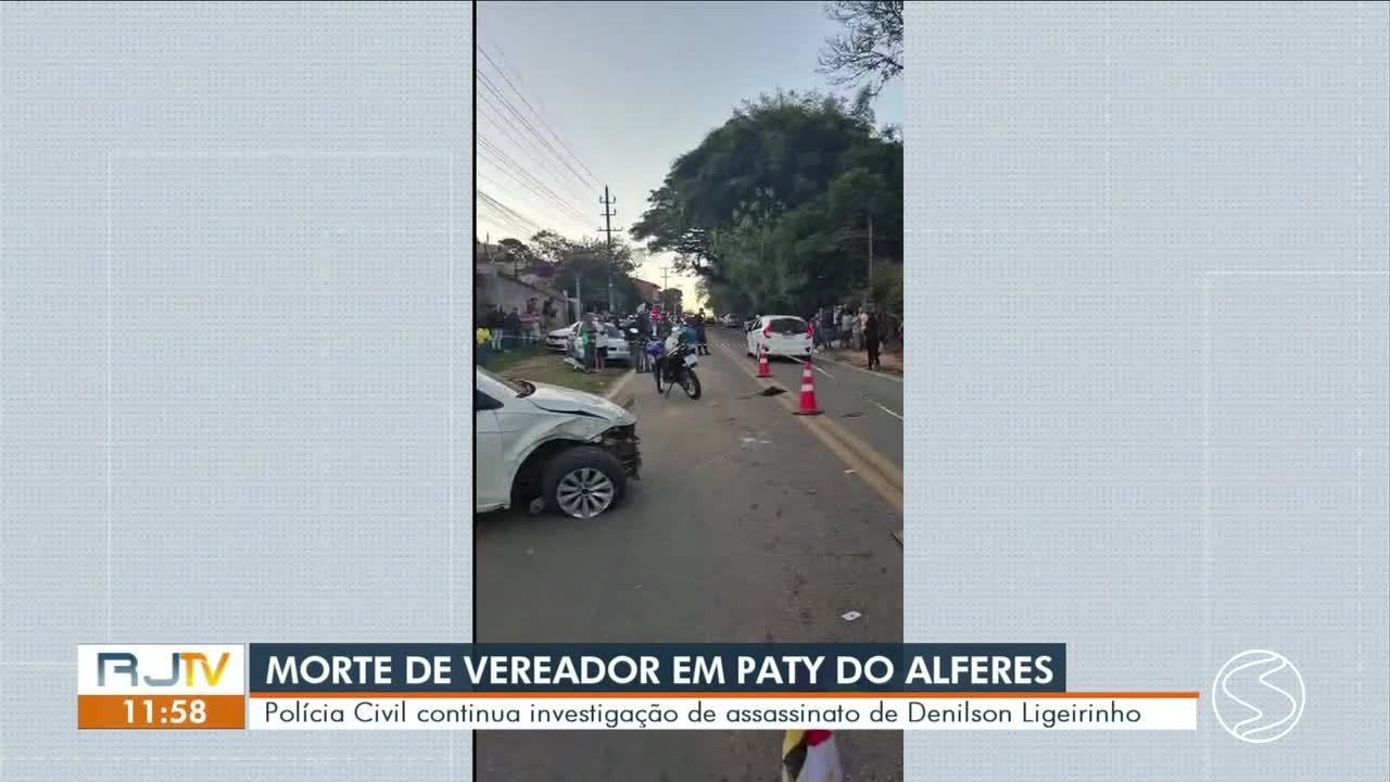 Corpo do vereador Denilson 'Ligeirinho' assassinado a tiros é enterrado em Paty do Alferes