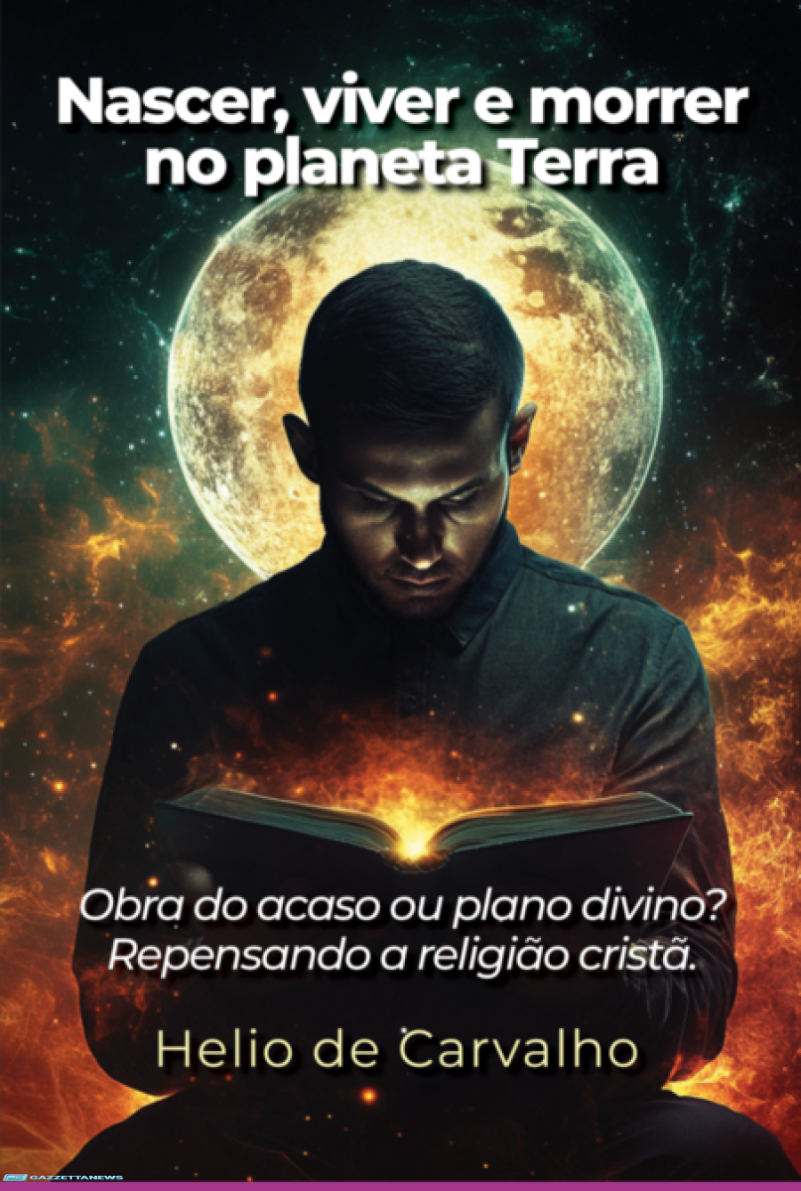 Jornalista e escritor Helio de Carvalho lança sua segunda obra literária